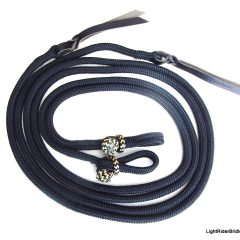 LightRider Button Knot reins black