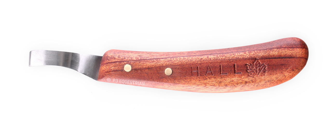 Hall Loop Hoof Knife - Natural Horse World HallLoopKnifeOnSide
