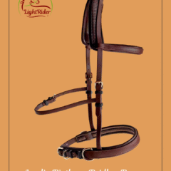 Amalia Biothane Bitless Bridle Brown