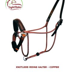 Knotless Riding Halter Copper