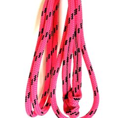 RopeRein12mmPinkBlack2.8m.