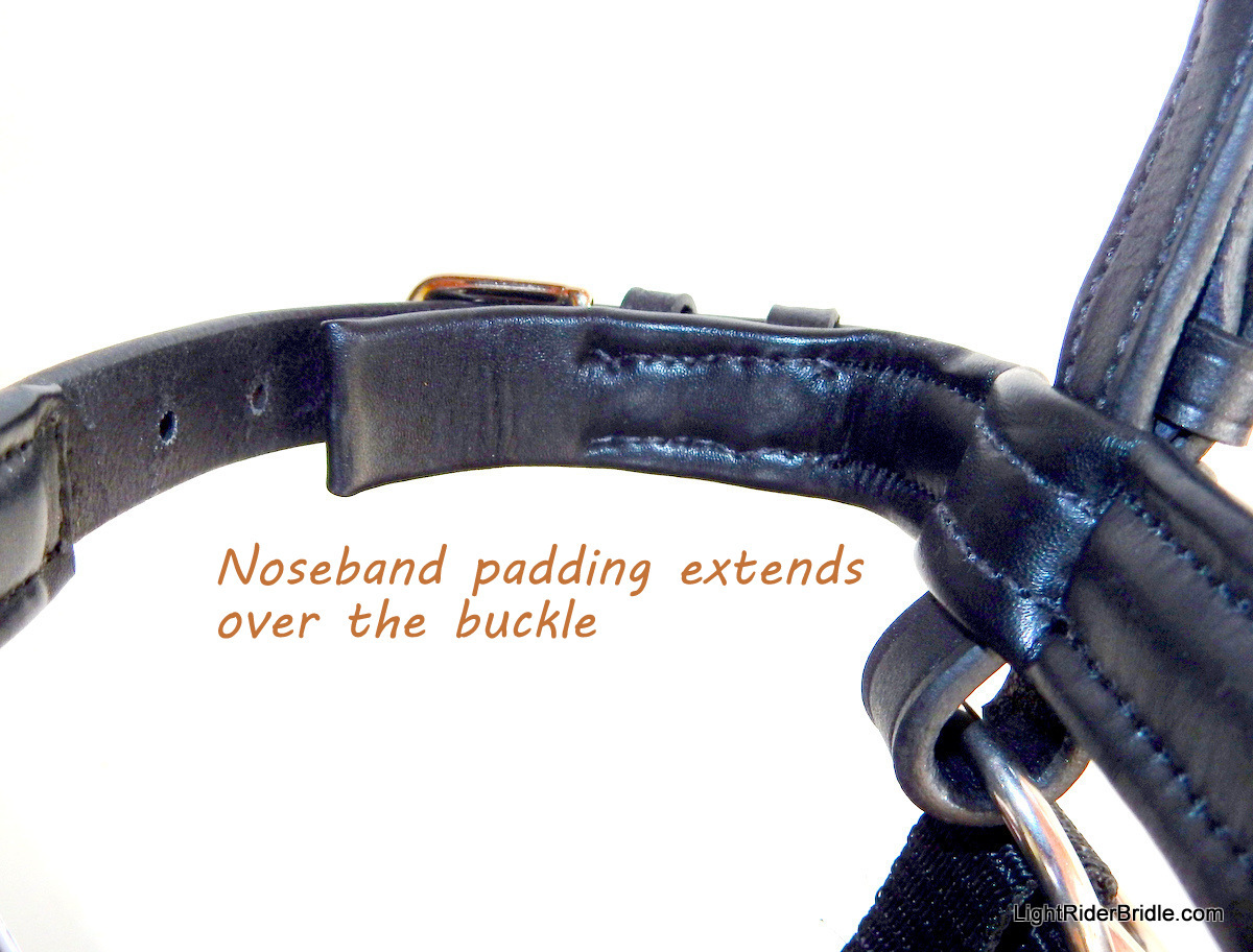 LightRider English Euro Bitless Bridle