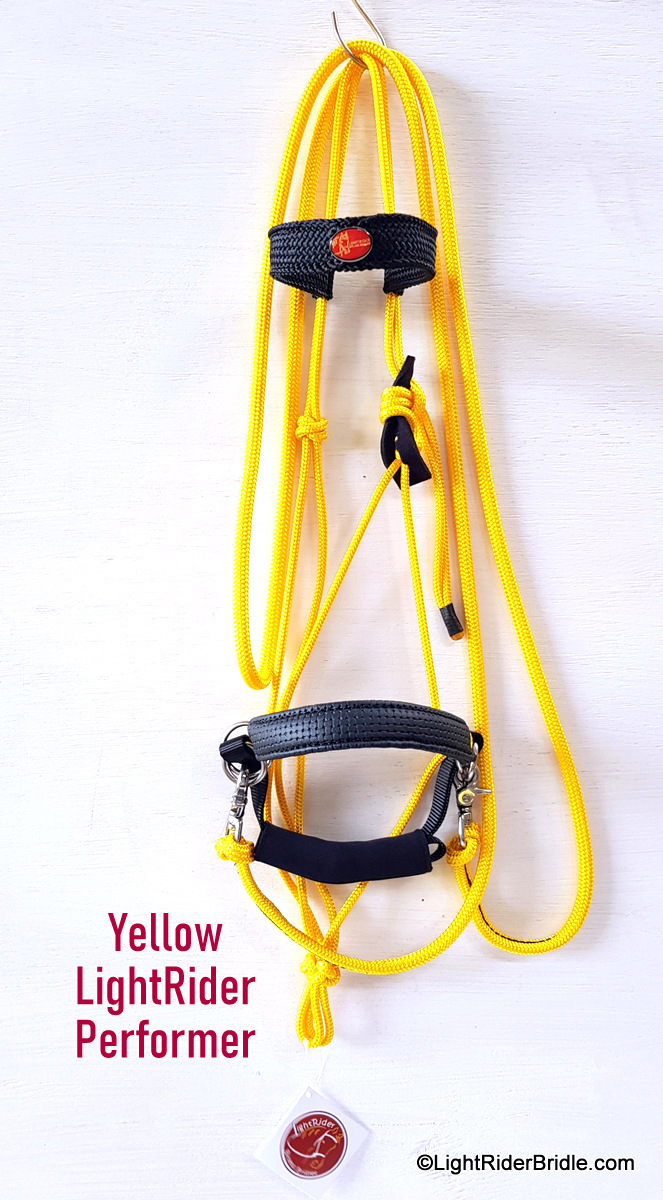 LightRider Bitless Bridle - Rope Performer Includes rope reins