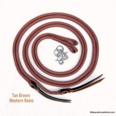 LightRider Western Split Reins with rein clips