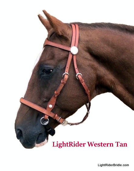 LightRider Western Bitless Bridle