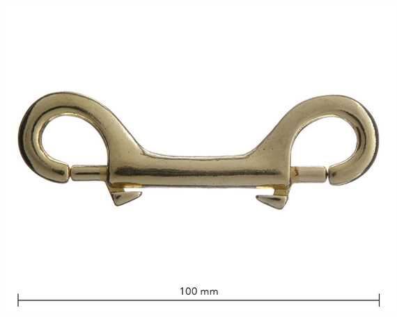 Double-end Solid Brass Clip For hay nets and water/feed buckets