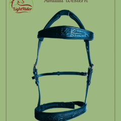 Amalia Black Western LightRider Bridle