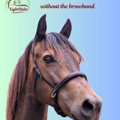 LightRider Amalia bitless bridle without browband