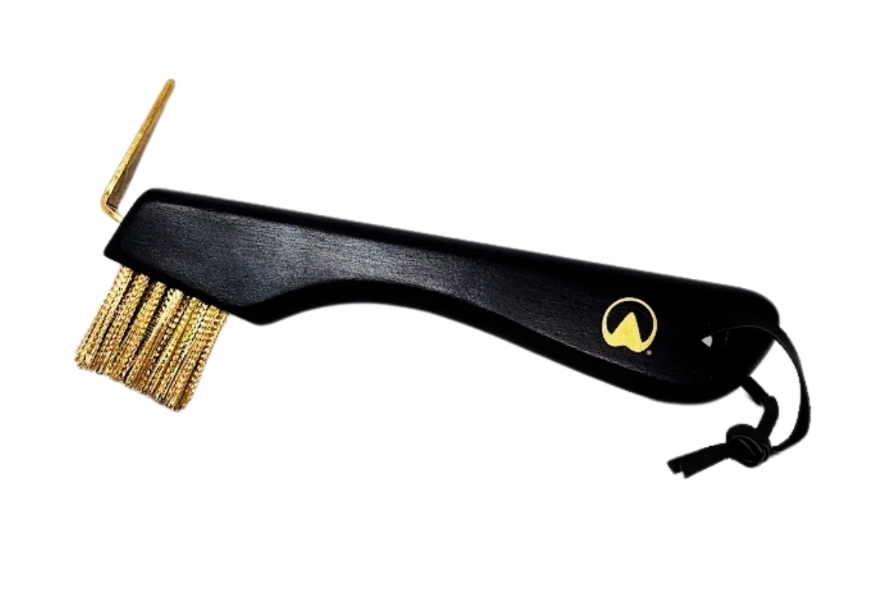 Hoof Pick with copper wire brush